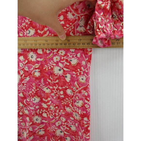 Garnet Hill Dress Small A-Line Button Up Floral Cottage Lyocell NEW - Picture 6 of 12